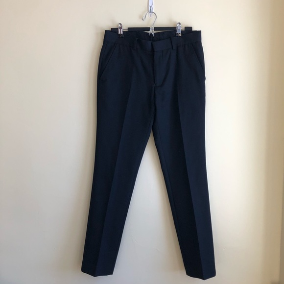 TOPMAN | Navy Dress Pants - Picture 1 of 6